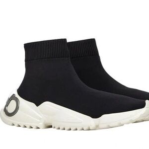 Ferragamo custom Tread Sock Sneaker In black